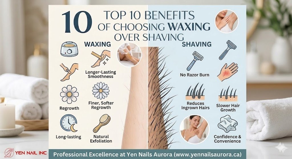 Top 10 Benefits of Choosing Waxing Over Shaving