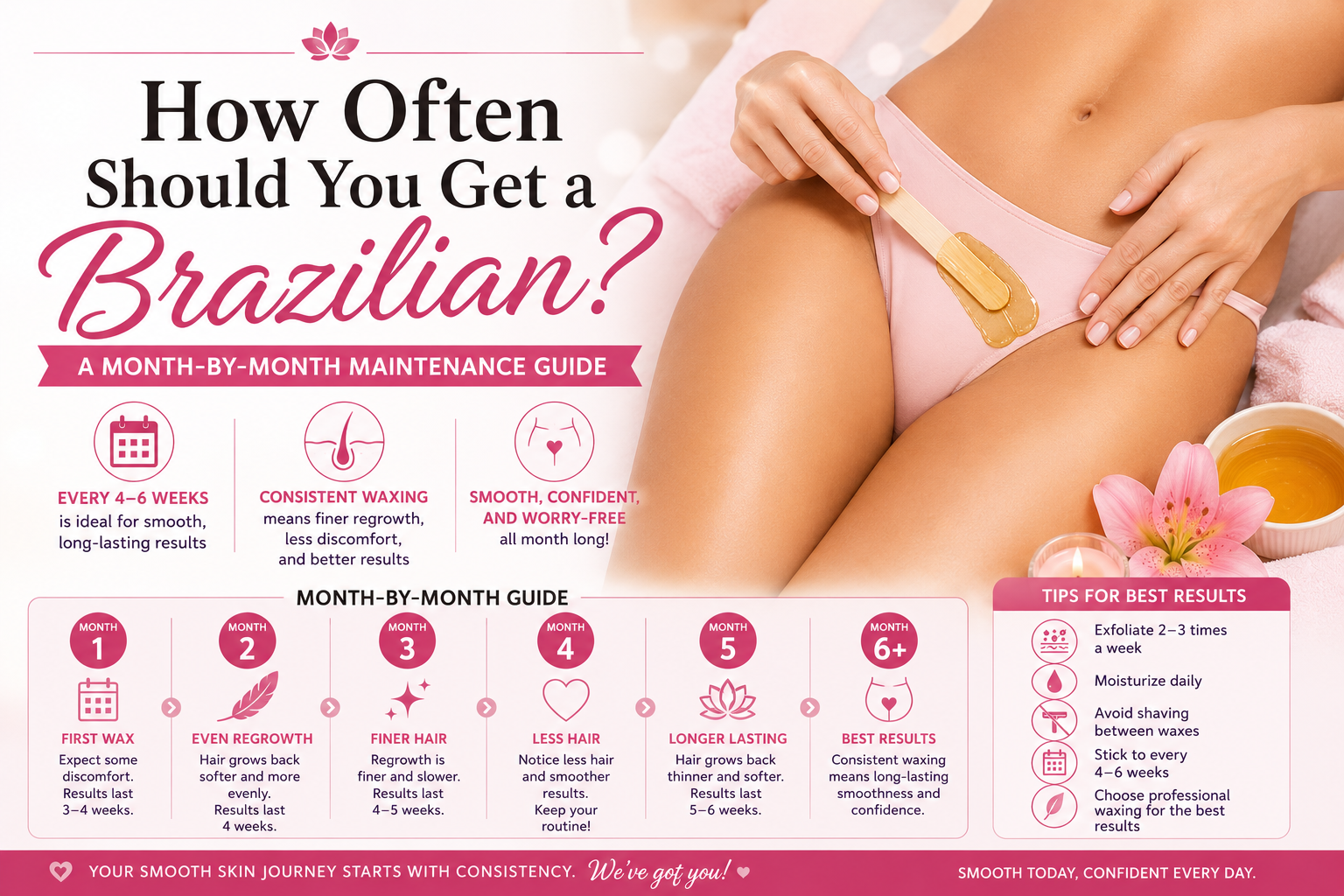 How Often Should You Get a Brazilian? A Month by Month Maintenance Guide