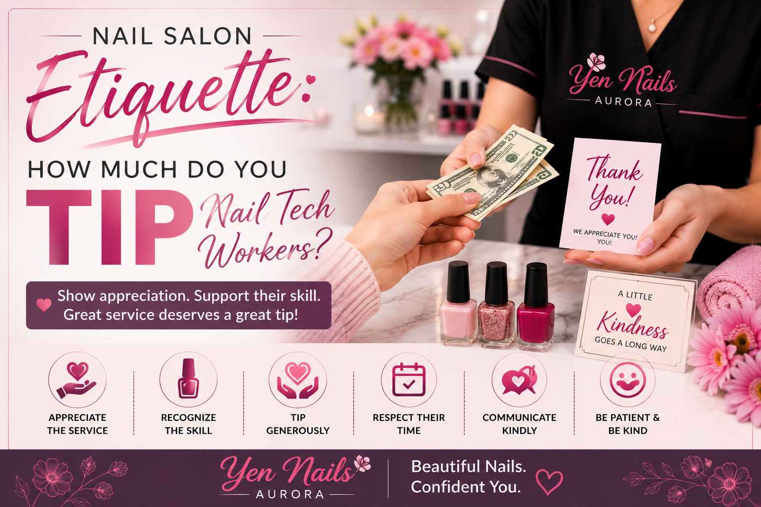 Nail Salon Etiquette: How Much Do You Tip Nail Tech Workers?