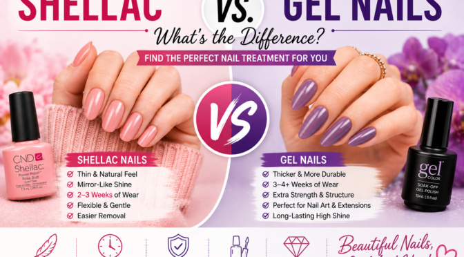 Gel nails VS Shellac nails: What’s the difference