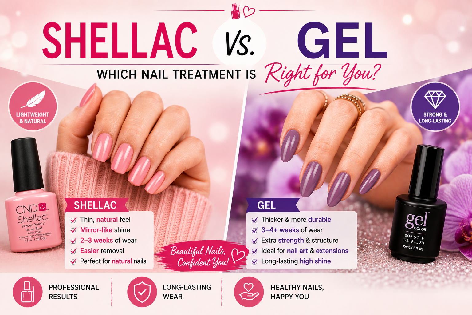 Shellac vs. Gel: Which Nail Treatment Is Right for You?